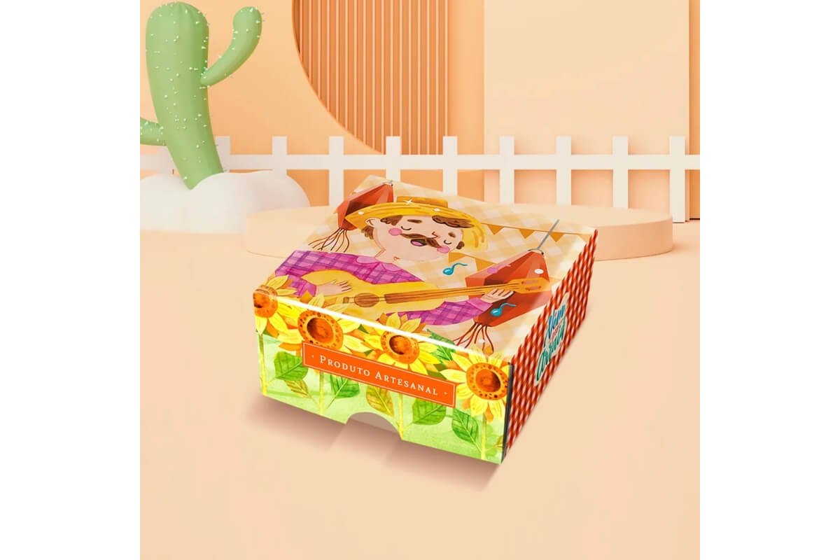 cesta para 4 doces
