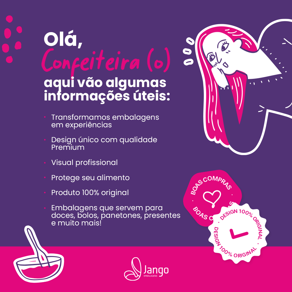 Caixa para Brownie Natureza (25 unidades)