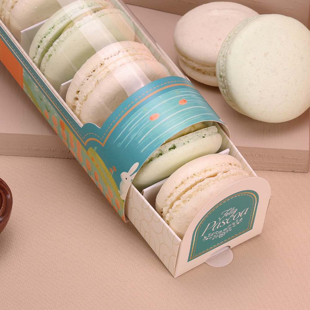 Caixa para Macarons Natureza (10 unidades)