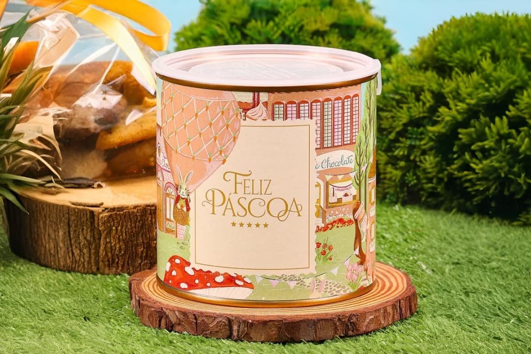 caixa para embalar produtos de pascoa