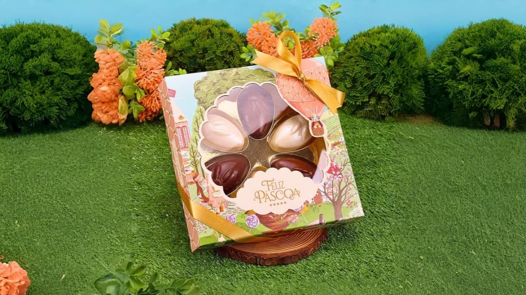 embalagem para mini ovos de pascoa