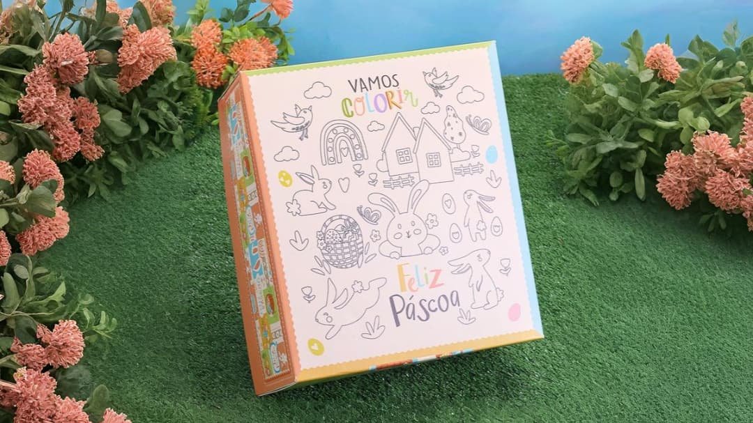 caixa de pascoa