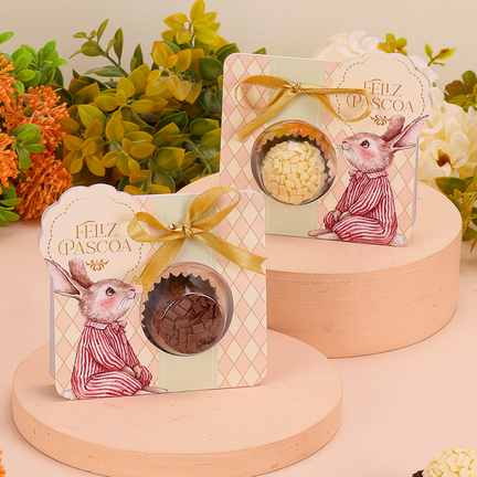 Caixa com Visor para 20 Doces Chocolate (10 unidades)