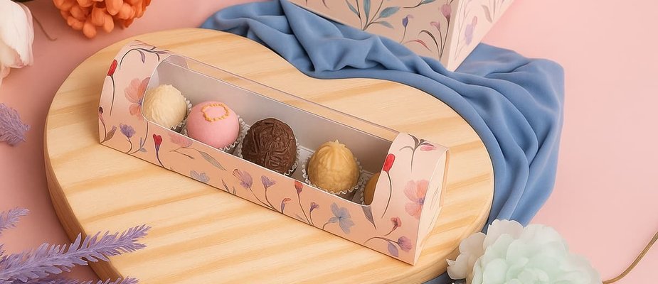 Tendências de embalagens para confeitaria em 2026: cores, materiais e personalização estratégica