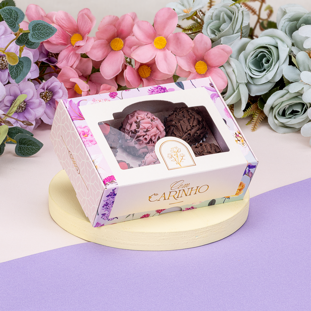 Caixa com Visor para 6 Doces Graciosa (10 unidades)