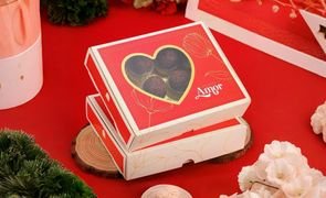 caixa para 12 doces dia dos namorados
