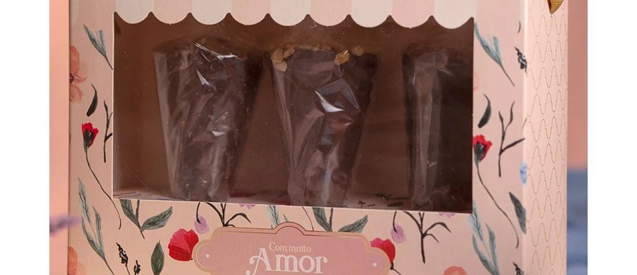 Embalagem para cone trufado: como proteger, transportar e valorizar sem derreter o chocolate