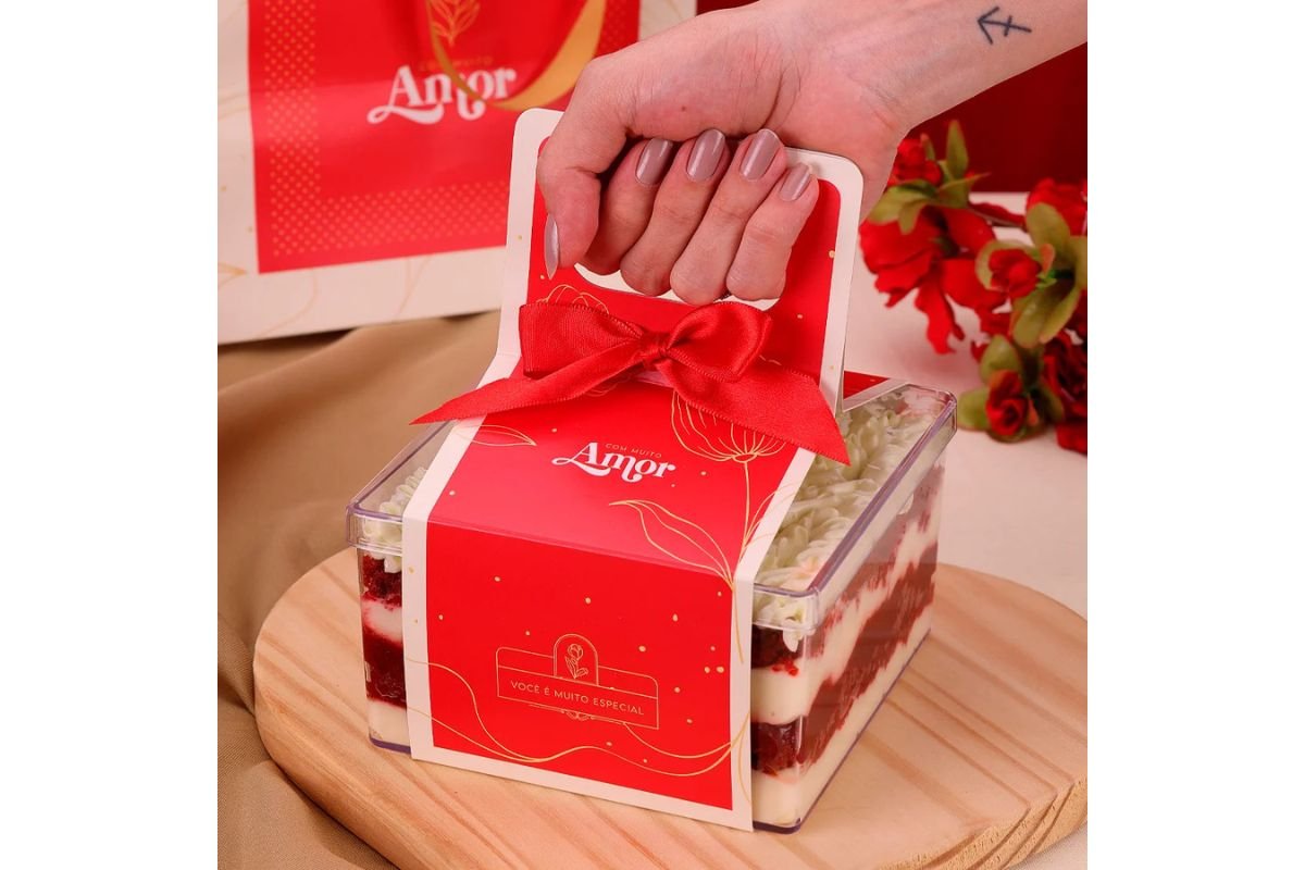 alca para cake box amor